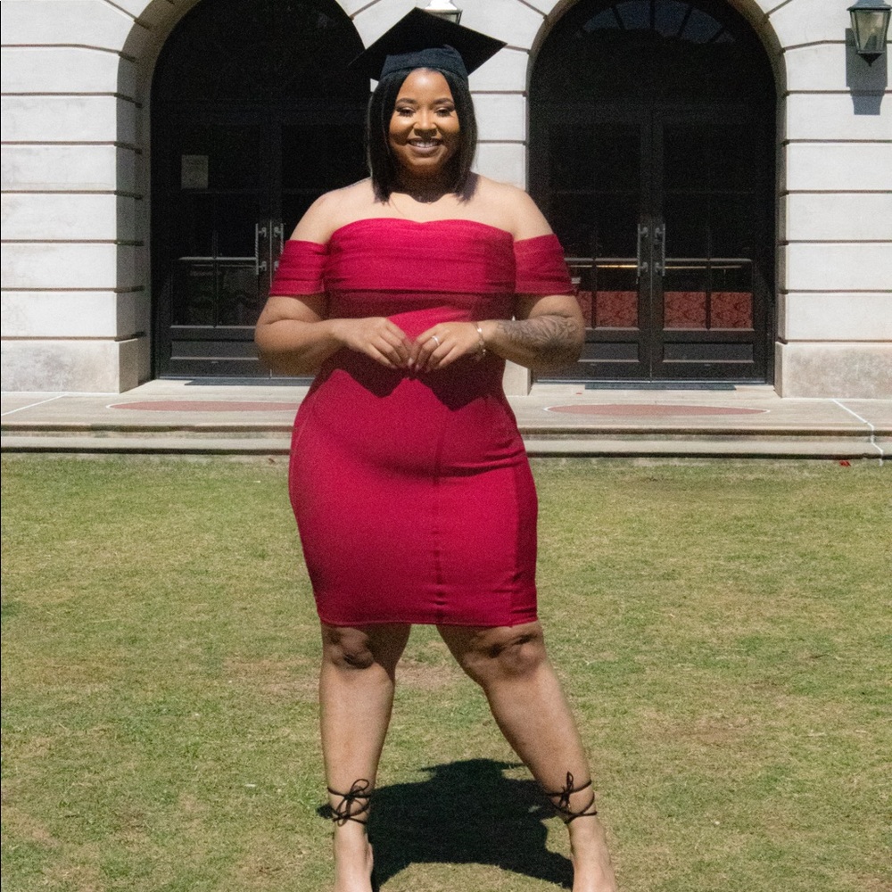 Red Bandage dress